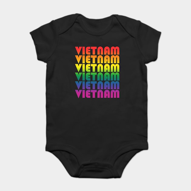 Vietnam holiday.Lgbt friendly trip. Perfect present for mom mother dad father friend him or her Baby Bodysuit by SerenityByAlex